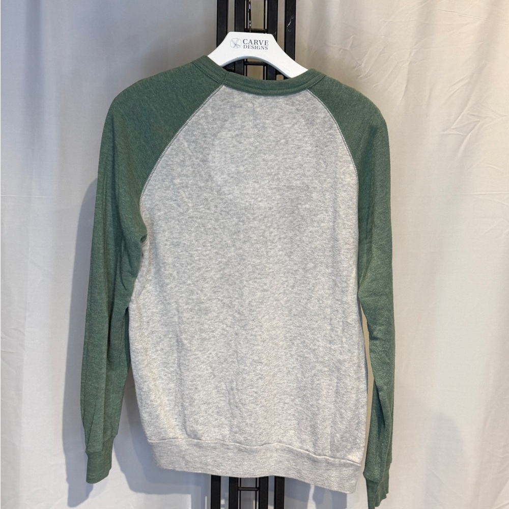 Michigan Crewneck‎ Sweater - Green and Gray - Picture 3 of 4